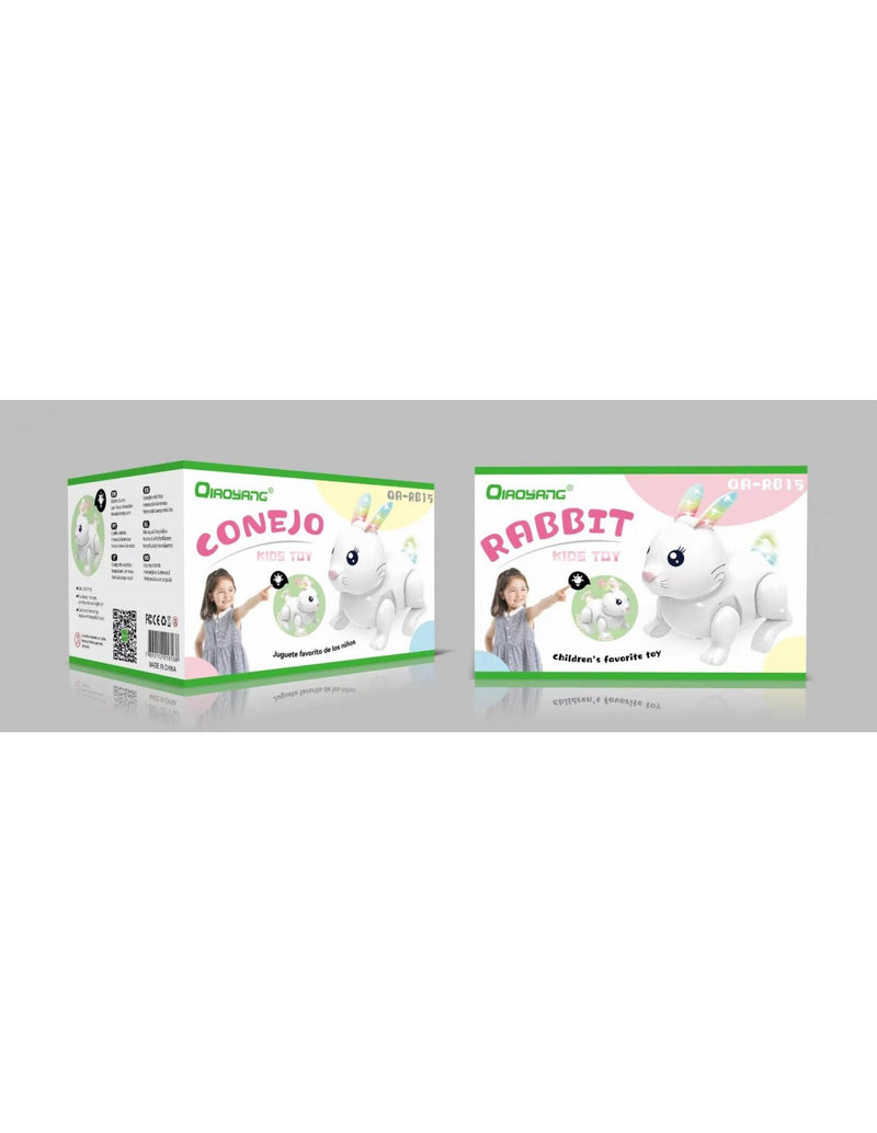 Brinquedo Interativo Coelho Qiaoyang QA-RB15